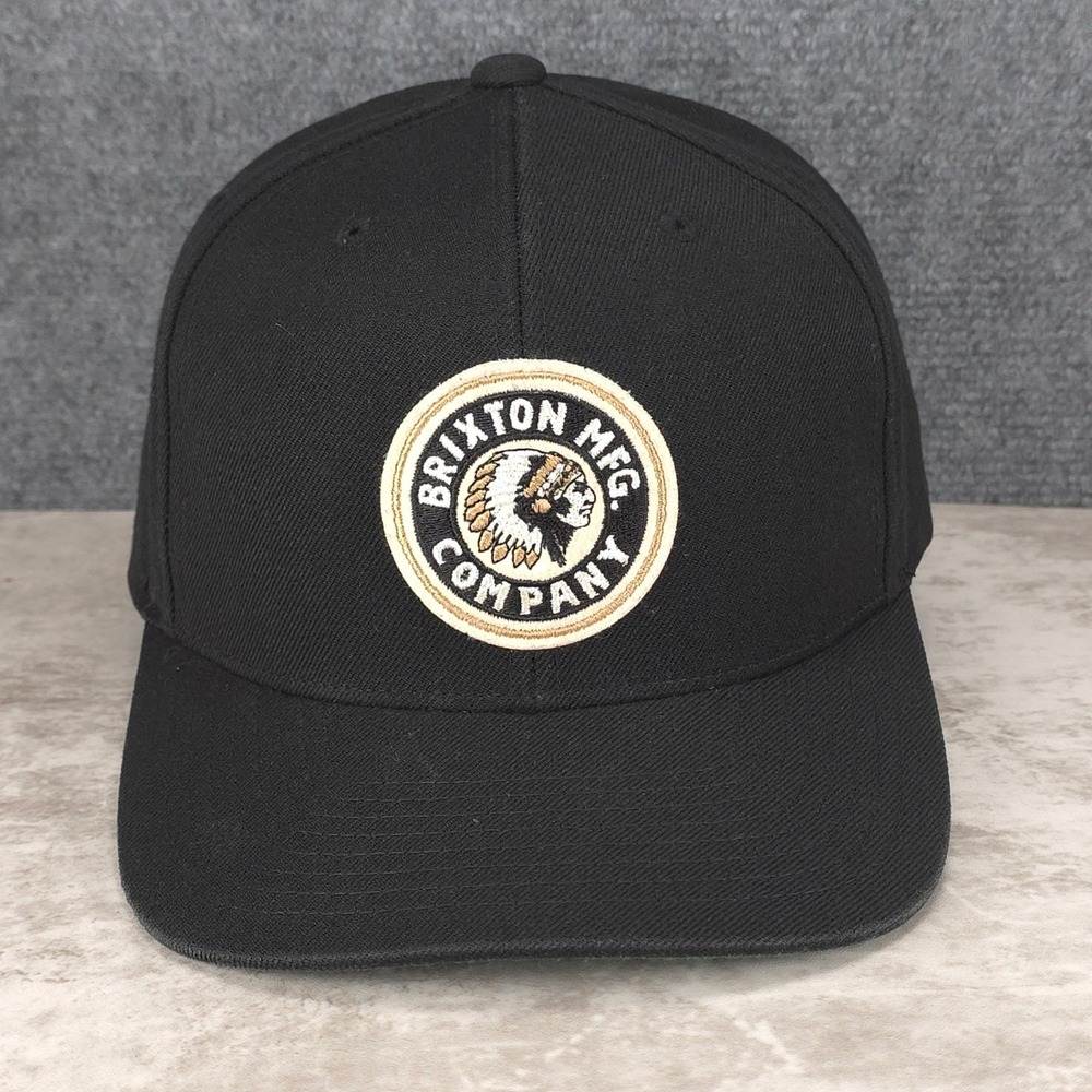 Brixton Hat Rival Cap Snap Back One Size Black Skate Surf Streetwear Mens